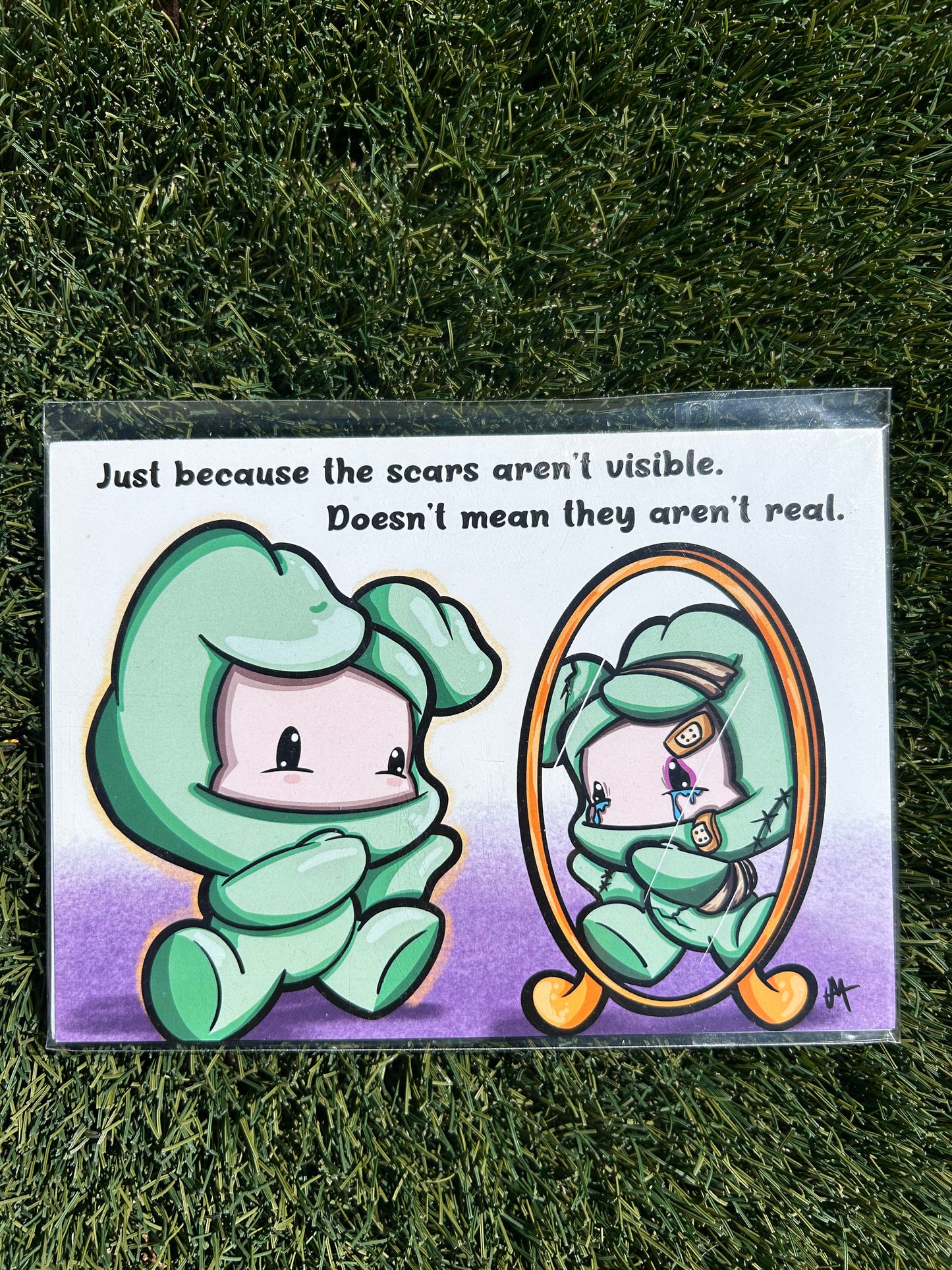 “Scars” 5x7 mini art print