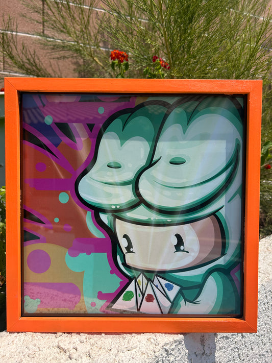 “Future is Bright” framed print